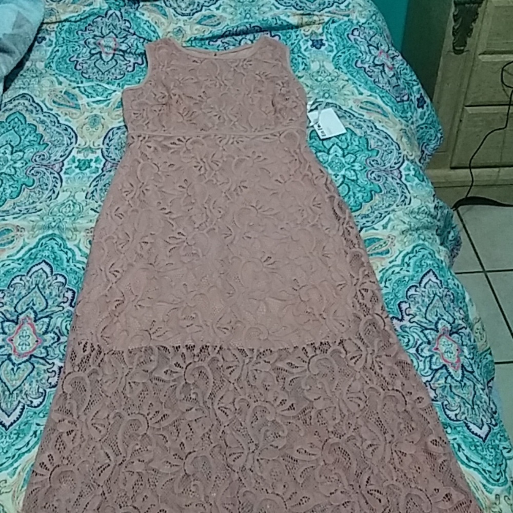 Long laced dress